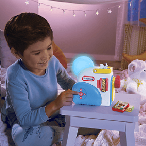 Little Tikes Story Dream Machine Starter Set, Storytime, Books, Little Golden Book, Audio Play, The Poky Little Puppy Character, Nightlight, Toy Gift for Toddlers and Kids Girls Boys Ages 3+