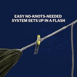 ENO Eagles Nest Outfitters JungleLink Shelter System with Hammock with Bug Net, Straps and Rain Tarp