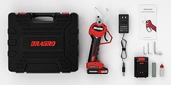 Electric Pruning Shears Professional Cordless Electric Pruning Battery Powered, Tree Branch Pruner with 2 PCS Rechargeable 2 Ah Lithium Battery - 30mm (1.2inch) Cutting Diameter