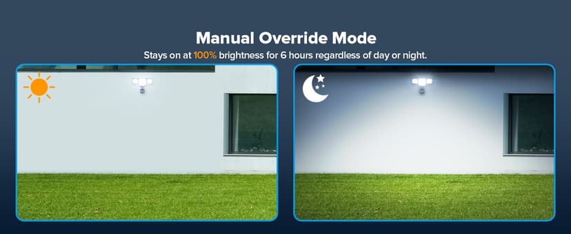 LUTEC 80W 9000LM LED Security Light Motion Sensor Outdoor Lights, 4 Head LED Flood Lights Outdoor 5000K Daylight, IP65 Waterproof, Motion Detected Lights for Outside, House, Garage, Yard (Black)