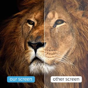 Projector Screen and Stand, Towond 120 inch Portable Projector Screen Indoor Outdoor Movie Screen 16:9 4K HD Wrinkle-Free Lightweight Projection Screen with Carry Bag for Backyard Movie Night