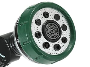 Watering Wand for Garden Hose, 24 Inch, 8 Spray Patterns, Garden Hose Nozzle with Thumb Flow Control, Adjustable Water Sprayer with Pivoting Head, Ideal for Hanging Baskets and Shrubs