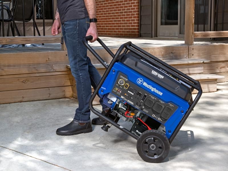 Westinghouse 6600 Watt Home Backup Portable Generator, Remote Electric Start with Auto Choke, Transfer Switch Ready, RV Ready, CO Sensor