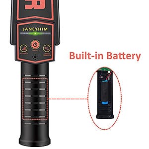 Metal Detector Wand Rechargeable,Nail Finder,Metal Detector Wand for Woodworking,Security Wand (with Built-in Battery, with Charging Line)