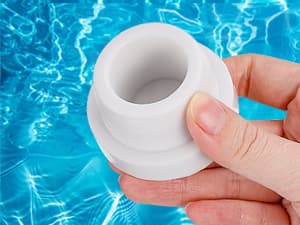 Pool Ladder Bumpers for Inground Pool - 4Packs Inside Plug Caps fit 1.9" Standard Steps Tubing, Rubber Foot Cover Protect Swimming Pool Liner