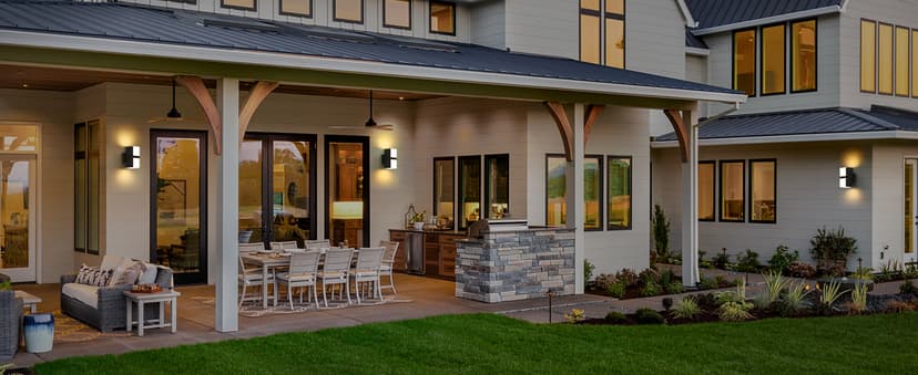 LUTEC Cuba 3000K 1100LM LED Integrated Porch Wall Light Outdoor and Indoor Bedroom LED Wall Lantern Sconce-Black