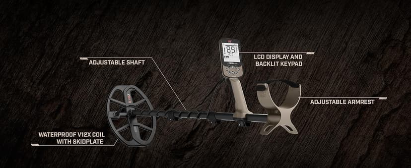 MINELAB X-Terra Elite Expedition, Waterproof, All Terrain Treasure Metal Detector, Multi-IQ Precision Targeting, Included V8X Coil, V12X Coil, ML85 Headphones, Charging Cable & PRO-FIND 40 Pinpointer