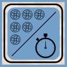 Comfort Zone 16" Quiet 3-Speed Wall Mount Fan with Remote Control, Timer and Adjustable Tilt, Ideal for Home, Bedroom, Gym & Office, CZ16WR