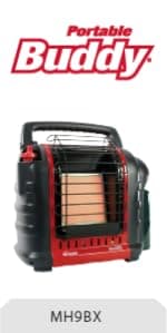 Mr. Heater MH4B-Massachusetts/Canada Portable LP Heater , Red