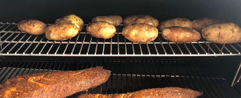 GRISUN Warming Rack for Green Mountain Grill Davy Crockett Pellet Grill, Upper Rack Replacement for GMG-6016, Grill Rack Addition for Doubled Cooking Space (14" x 10" x 3.5")