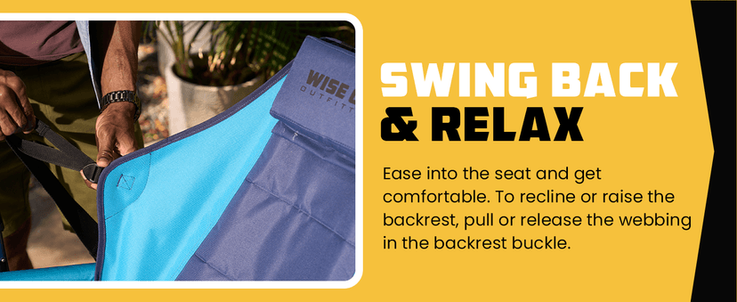 Wise Owl Outfitters Ultimate Comfort Camping Hammock Chair - Adjustable Height, Backrest, and Padded Seat - Perfect for Short & Tall Adventurers - Green