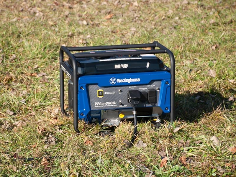 Westinghouse Outdoor Power Equipment 4650 Peak Watt Portable Generator, RV Ready 30A Outlet, Gas Powered