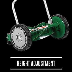 Scotts Outdoor Power Tools 304-14S 14-Inch 5-Blade Push Reel Lawn Mower, Green