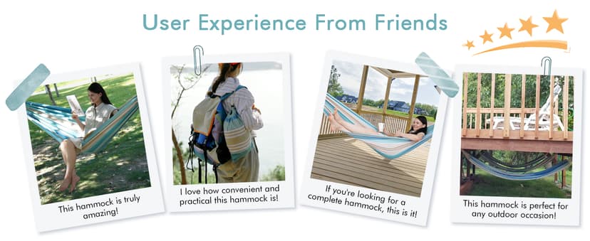 Brazilian Hammock with Tree Straps - Cotton Hammocks Portable Hammock with Carry Bag for Backyard, Porch, Outdoor and Indoor Use Yellow & Green