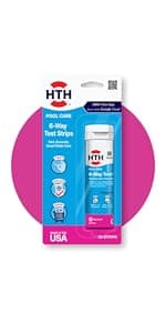 HTH 52038 Swimming Pool Care Green to Blue, Advanced Shock System, 2-Step Swimming Pool Care Solution, 1 Kit