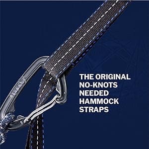 ENO Atlas XL Suspension System - Tree Strap for Hammock - Accessories for Camping, Hiking, and Backpacking - Black/Royal