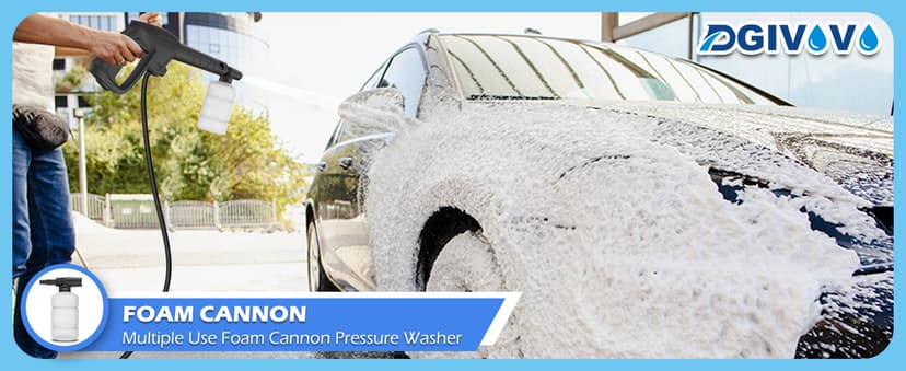 Electric Pressure Washer,4800PSI Max 3.0 GPM 20FT Hose,35FT Power Cord 4 Different Tips Foam Cannon Power Washer