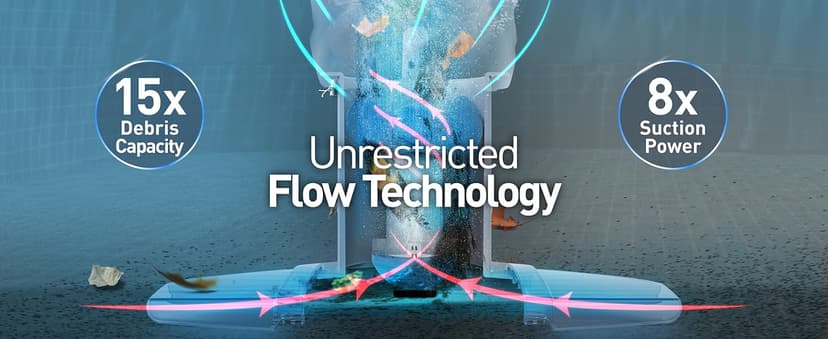 KOKIDO Rechargeable Heavy Duty Pool Leaf Vacuum, 62GPM Powerful Suction, Standard and Fine Oversized Filter Bags, Commercial Power Vac for Leaves and Debris, for Inground and Above Ground Pools XV910