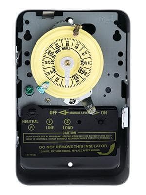 Intermatic T101M 24-Hour 120 V Mechanical Time Switch, SPST, Mechanism Only