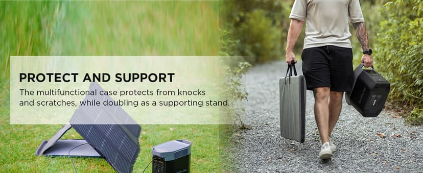 EF ECOFLOW Solar Generator DELTA2 with 220W Solar Panel, LFP(LiFePO4) Battery, Fast Charging, Portable Power Station for Home Backup Power, Camping & RVs