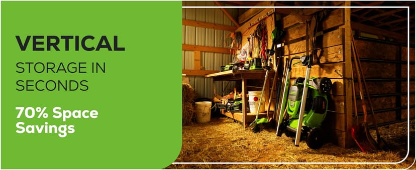 Greenworks 60V 21” Cordless (Push) Lawn Mower (LED Lights + Aluminum Handles), 5.0Ah Battery and Rapid Charger