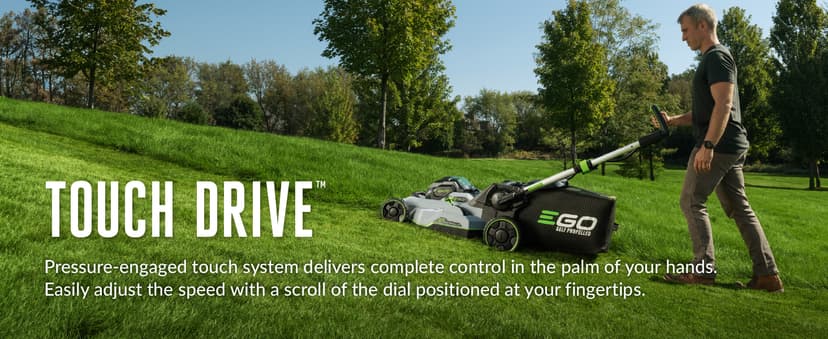 EGO Power+ Electric Lawn Mower, Self-Propelled Cordless with Select Cut and Touch Drive, Battery and Charger Not Included – LM2130SP