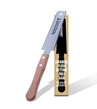RUITOOL Japanese Hand Saw 6 Inch Double Edge Sided Pull Saw Ryoba SK5 Flexible Blade 14/17 TPI Flush Cut Beech Handle Wood Saw for Woodworking Tools