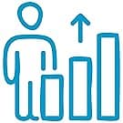 NOVICA Multicolor Sky Blue Striped Hand Woven Nylon Mayan 1 Person Rope Hammock, Blue Caribbean' (Single)