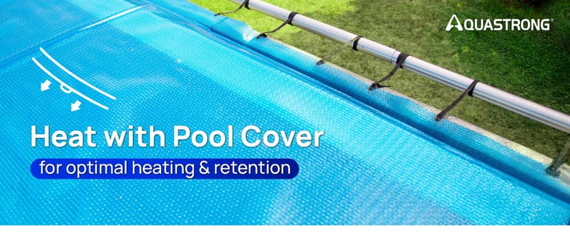 Aquastrong 35,000 BTU Inverter Swimming Pool Heat Pump, 9,000 Gallons Electric Pool Heater for Above Ground and Inground Pool, WiFi Capable Timer, Heating and Cooling Pool Heater 120V