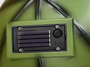 Solar Frog Garden Decor Outdoor Statue - Frogs Umbrella LED Waterproof Sculptures Lights, Cute Frog Pond/Yard Statues Outside Decoration, Home, Lawn, Patio, Resin Animal Ornament, Women/Gardening Gift