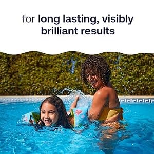 HTH 52038 Swimming Pool Care Green to Blue, Advanced Shock System, 2-Step Swimming Pool Care Solution, 1 Kit