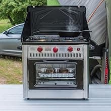 Camp Chef Outdoor Oven - Outdoor Oven for Camping Gear & Outdoor Cooking - Internal Dimensions 11" L x 16" W x 9" H