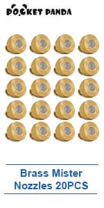 Misters for Outside Patio,Misting System for Cooling Outdoor,50Ft (15M),Water Mist Hose DIY Kit for Porch,Canopy,Deck,Umbrella,Garden,Greenhouse,Yard,Plants,Trampoline Sprinkler Accessories for Kids