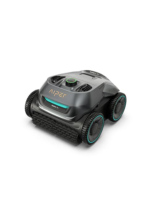 (Upgrade) AIPER Scuba X1 Cordless Robotic Pool Cleaner, 6600 GPH High-Power Suction with Dual-Jet, Multi-Layer Filtration System, Horizontal Waterline Scrubbing, Ideal for Inground Pools