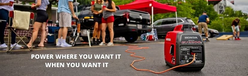 Honda EU2200ITAN 2200-Watt 120-Volt Super Quiet Portable Inverter Generator with CO-Minder