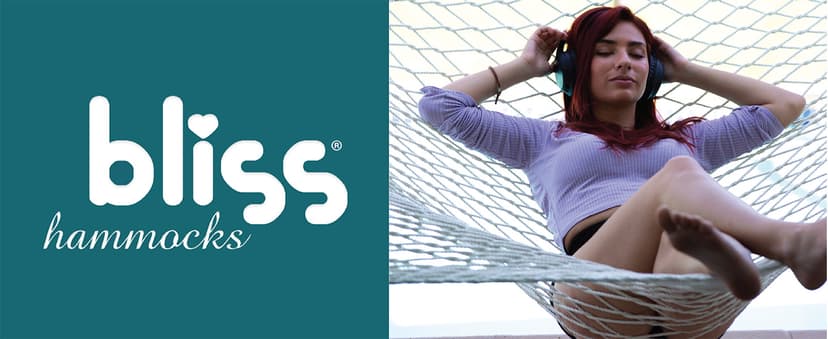 Bliss Hammocks BH-410GR 60in Wide Cotton Rope, Indoor Outdoor Poolside Patio Backyard Hammock, Includes Chains & Hooks, Eco Friendly Polyester, Hardwood Spreader, 450 Pound Capacity, Green