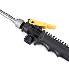 Mist Watering Wand For Hanging Baskets,25 Inch Spray Wand With Adjustable Nozzle, Car Pet Window Cleaning Tool, Great For Watering Seedbeds, Hanging Plants, Deck Plants.(90-degree curved nozzle)