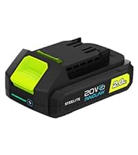 Steelite 13.2” Electric Lawn Mower for Small Yards - 2-in-1 Compact, Lightweight Brushless Motor, 21V 4.0Ah Battery & Charger Included, Green