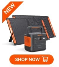 Jackery Solar Generator 2000 v2 with 2x200W Solar Panels, 2042Wh/2200W LiFePo4 Portable Power Station, 20ms UPS Home Backup, USB-C PD 100W Fast Charging for Power Outages, Emergencies, Camping & RVing