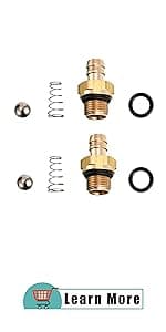RIDGE WASHER Pressure Washer Gauge with 3/8 Inch Quick Connect Socket and Plug, 6000 PSI