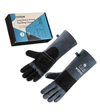 COOLJOB Thorn Proof Rose Pruning Garden Gloves for Men, Long Sleeve Padded Yard Work for Bush, Blackberry, Cactus, Heavy Duty/Puncture Resistant/Machine Washable, Large, Navy