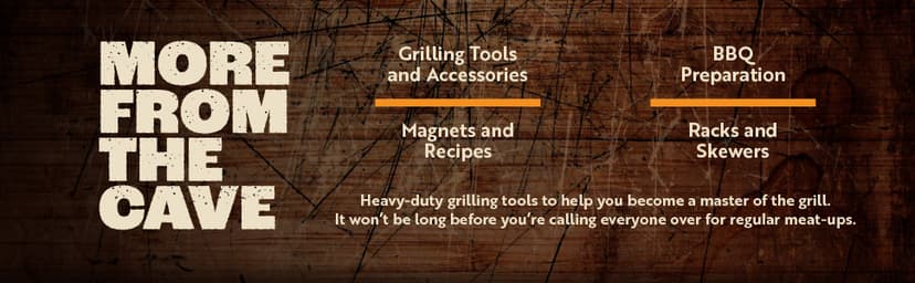 Cave Tools Metal Meat Claws for Shredding Pulled Pork, Chicken, Turkey, and Beef- Handling & Carving Food - Barbecue Grill Accessories for Smoker, or Slow Cooker - Knuckle Grip