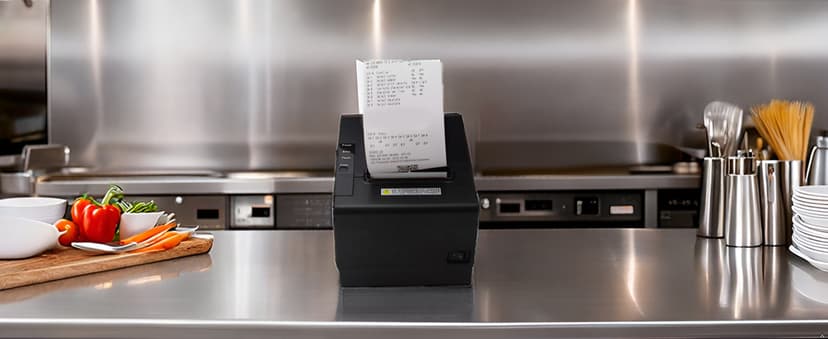 80H 80mm Restaurant Auto cutter wireless Android Thermal Receipt Bill Ticket Printer for Small Business, Compatible with Android/Windows, Not for iOS/iPad/Mac (Bluetooth+LAN/Ethernet+USB)