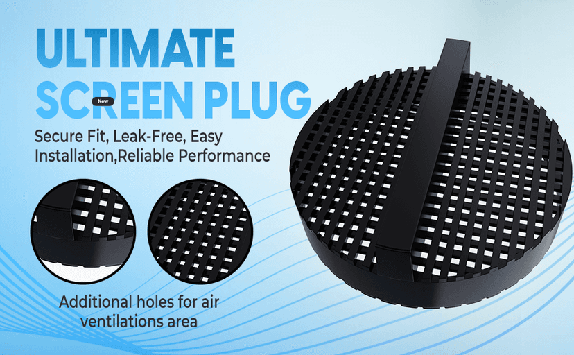 R172255 Screen Replacement Compatible with Pentair Rainbow Automatic Chlorine/Bromine Filters Models 320 & 322 - Heavy Duty Plastic Pool Screen Replacement - for Tablet Feeder