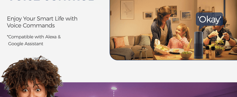 Smart Light Bulbs 75W Equivalent, 1100LM 12W RGBCW BR30 E26 Recessed Flood Light Bulb Compatible with Alexa/Google Assistant/Smart Life, No Hub Required, 2.4G WiFi, ETL Listed, 4PCS