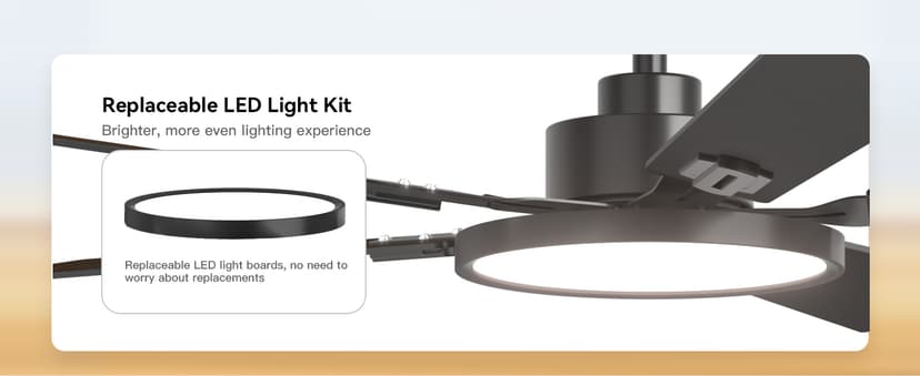 addlon Ceiling Fans with Lights, 52 inch Black Ceiling fan with Light and Remote Control, Reversible, 3CCT, Dimmable, Noiseless, Ceiling Fan for Bedroom, Farmhouse, living room, Indoor/Outdoor Use