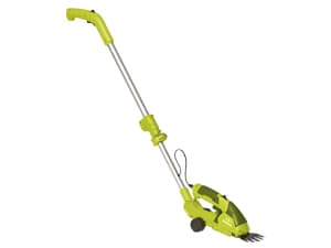Sun Joe HJ604C Cordless Grass Shear + Shrubber Handheld Trimmer, (w/Battery + Charger Included), 7.2V, Black