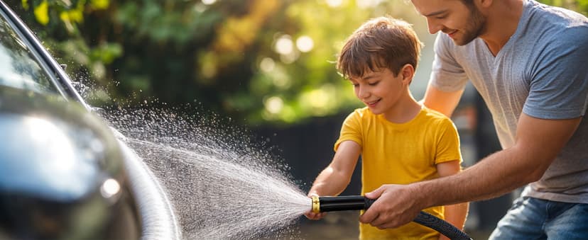 2025 Upgraded Non-Expanding Garden Hose, Lightweight, Flexible Ultra-Light Water Hose, Burst-Resistant, Lead-Free, Anti-Kink, High-Pressure (50 FT)