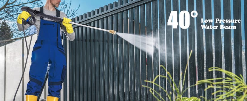 Gas Pressure Washer 3500 PSI, 2.3 GPM Heavy Duty High Power Washer,209CC 7HP Engine with 25Ft Pressure Hose, Axial Aluminum Pump, Soap Tank, 4 Quick Connect Nozzle (Blue)