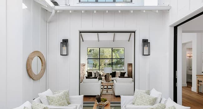 MAXvolador Outdoor Wall Lantern, Exterior Waterproof Wall Sconce Light Fixture, Black Anti-Rust Mount Light with Clear Glass, E26 Base Wall Lamp